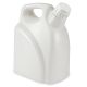 Jerrican with Handle, HDPE Bottle, 53mm PP White Screw Cap, 5 Litres (1.25 Gallons)