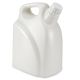 Jerrican with Handle, HDPE Bottle, 53mm PP White Screw Cap, 10 Litres (2.5 Gallons)