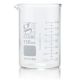 Beaker, Globe Glass, 150mL, Low Form Griffin Style, Dual Graduations, ASTM E960, 12/Box