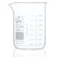 Beaker, Globe Glass, 400mL, Low Form Griffin Style, Heavy Duty, Dual Graduations, ASTM E960, 12/Box