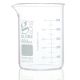 Beaker, Globe Glass, 600mL, Low Form Griffin Style, Heavy Duty, Dual Graduations, ASTM E960, 6/Box