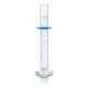 Cylinder, Graduated, Globe Glass, 100mL, Class A, To Deliver (TD), Dual Grads, ASTM E1272, 1/Box