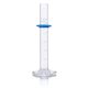 Cylinder, Graduated, Globe Glass, 25mL, Class B, To Deliver (TD), Dual Grads, ASTM E1272, 4/Box