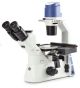Inverted trinocular microscope with mech, stage 10/20/40x, w/ camera