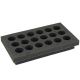 Flask holder, foam, 6 x 250ml flasks, for GVM-MULTI