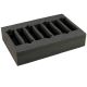 Tube holder, foam, horizontal-50ml tubes QuEChERS test, for GVM-MULTI