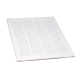 Label Sheets, Cryo, 38x6mm, for Microplates, 20 Sheets, 156 Labels per Sheet, White