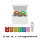 Labeling Tape, 3/4in x 500in, Assorted Colors (4 white, 2 blue, 2 green, 2 orange, 2 pink, 2 red, 2 yellow)