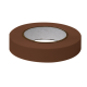 Labeling Tape, 1in x 60yd per Roll, 3 Rolls/Case, Brown