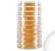 LokTight Sabouraud Dextrose Agar (SabDex) w/Lecithin and Tween, Contact Plate, USP, Irradiated, Triple Bagged