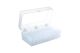 50-Well Hinged Tube Storage Box, Natural