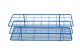 Coated Wire Tube Rack 30-40 mm 3 x 8 Format, Blue