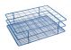 Coated Wire Tube Rack 30-40 mm 6 x 8 Format, Blue