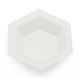 Hexagonal Weigh Boat, Small Anti-static, White, Sterile 5 wrap