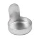 Aluminium Weigh Dish Micro 0.25ml 13x3.5mm, with tab