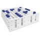 Mega Racks® Tube Rack for 28-32mm Tubes, White