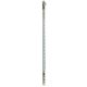 Thermometer, Blue Liquid, 30 to 220°F, Partial Immersion, encapsulated in FEP w/Armor, 15.375in