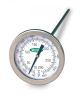Thermometer, Dial, Dual Scale 10 to 290°C & 50 to 550°F, 2in Diameter, Glass Face