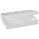 Microscope Slide Box, 25-Place, White