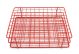 Coated Wire Tube Rack 13-16mm 9x12 Format, Red