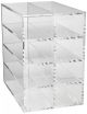 Storage Rack, Vertical, for 80-well Tube Racks, Clear