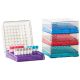 Arctic Squares® Cryogenic Tube Storage Box PC 81-Place, Assorted