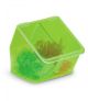 Dual Compartment Dispensing Bin, Green