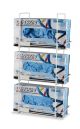 3-Box Glove Box Holder Wire, White