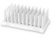 Peg Tube Rack 50-Place, 14-17mm, White