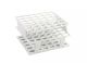OneRack® Tube Rack Half POM 16mm 36-Place, White