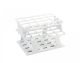 OneRack® Tube Rack Half POM 20mm 20-Place, White