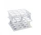 OneRack® Tube Rack Half POM 25mm 16-Place, White