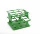 OneRack® Tube Rack Half POM 30mm 9-Place, Green