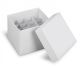 Cardboard Tube Storage Box & Lid for 15 & 50mL Tubes (no insert), White