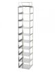 9x1 Rack, Chest Freezer Rack, Stainless Steel, 3in, Steel