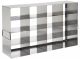 4x4 Upright Freezer Rack, Stainless Steel, 3in, Steel