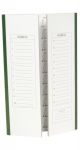 20-Place Cardboard Slide Tray, Green Trim