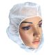 Hood, White 17 Gsm Poly Pro Hood, 100Pcs/Bag, 1000Pcs/Cs, CS/1000