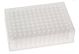 1.1mL 96-well Plate, Clear, Round well, U-bottom - STERILE, 5 plates/pack, 10 packs/case CS50