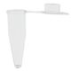 0.2mL PCR Tube with Optical Flat Cap qPCR, Natural, 1000/pk, 10 pks/cs CS10000