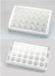 24-well clear bottom PS microplate White, Tissue Culture Treated. With Lid.Individually packed.