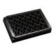 24-well clear bottom PS microplate Black
