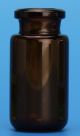 20mL Amber Headspace Vial, 23x75mm, Flat Bottom, 20mm Beveled Crimp Top