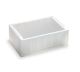 8 row reservoir, partitioned, pyramid bottom, natural polypropylene