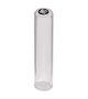 1.5ml Clear Borosilicate Glass Flat Bottom 9x44mm Vial with bottom barcode label, pack of 100
