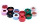 11mm Yellow Snap Cap, PTFE/Butyl Rubber Lined