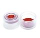 8mm Precision Fit Clear Snap Cap, PTFE/Butyl Rubber Lined, CS100