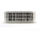 1.5ml Clear Borosilicate Glass Flat Bottom 9x44mm Vial with bottom and side barcode labels, in Multi-Tier Plate base plate, 5 racks of 96