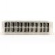 1.0ml Clear Borosilicate Glass Flat Bottom 9x30mm Vial with bottom and side barcode labels, in Multi-Tier Plate base plate, 5 racks of 96