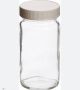 4 oz, 125mL Tall Wide Mouth Jar, 51x102mm, 48-400mm PP Closure, Unlined